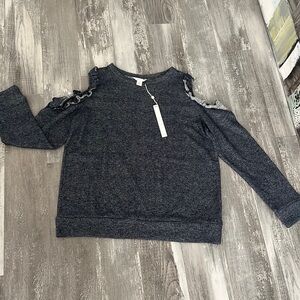Caslon Cold Shoulder Sweatshirt